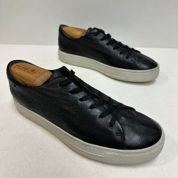 VERY GOOD Paul Green Newport Leather Sneaker Black Calf UK 8.5 / US 10 - Picture 4 of 11